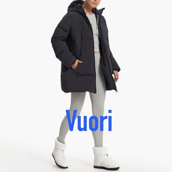 NWT Vuori Mammoth Down Parka Coat * Black * Small * Warm & Cozy - Picture 4 of 10